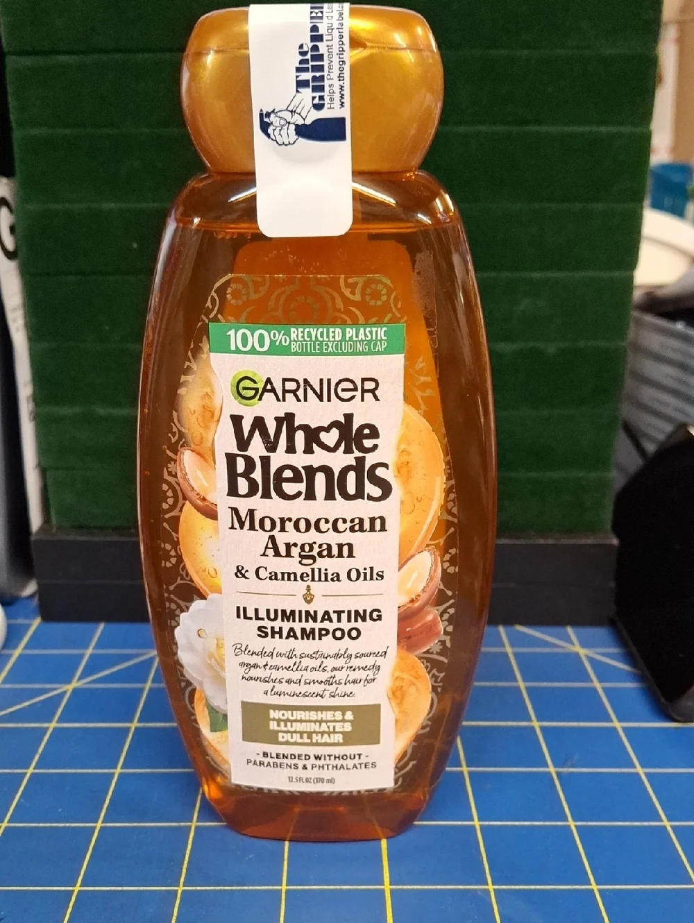 Garnier Whole Blends Moroccan Argan Illuminating Shampoo 370ml New